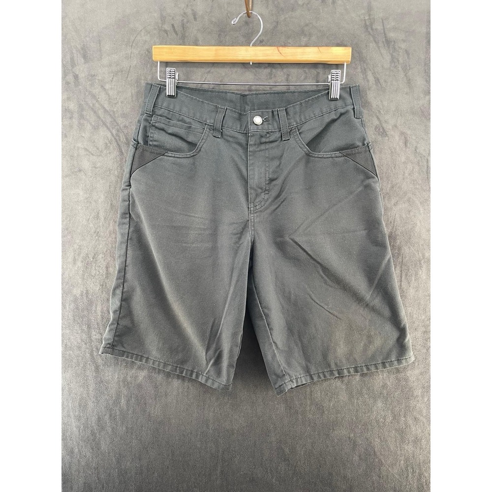 VTG Dickies Men's Black Work Shorts Size 32 Relaxed Fit Skate‎ Workwear